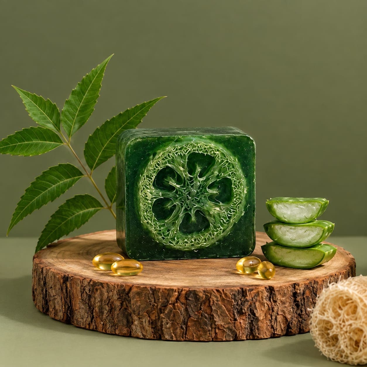 Neem & Tea Tree Loofah Bar