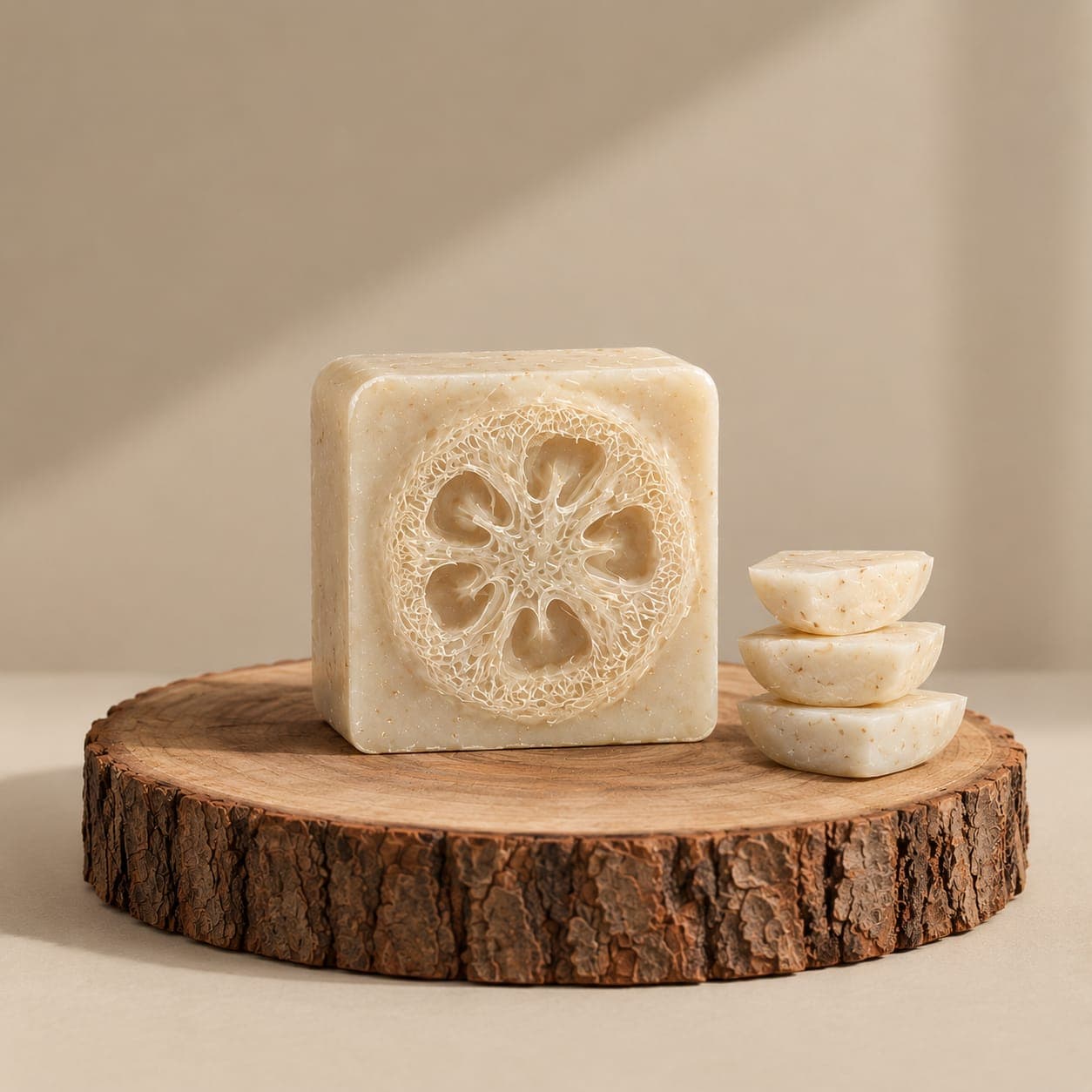 Milky Rice Polish Loofah Bar